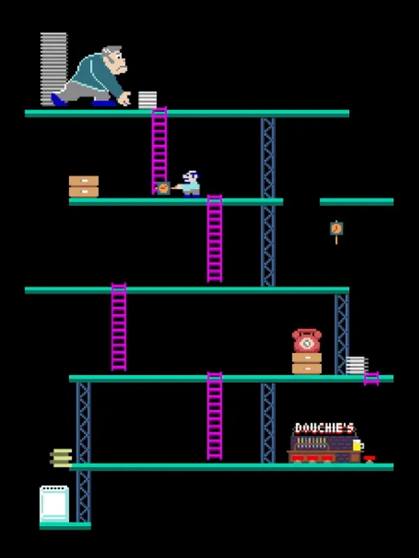 Bossy Kong level 2, shredder jam effect. Shreds shooting everywhere.