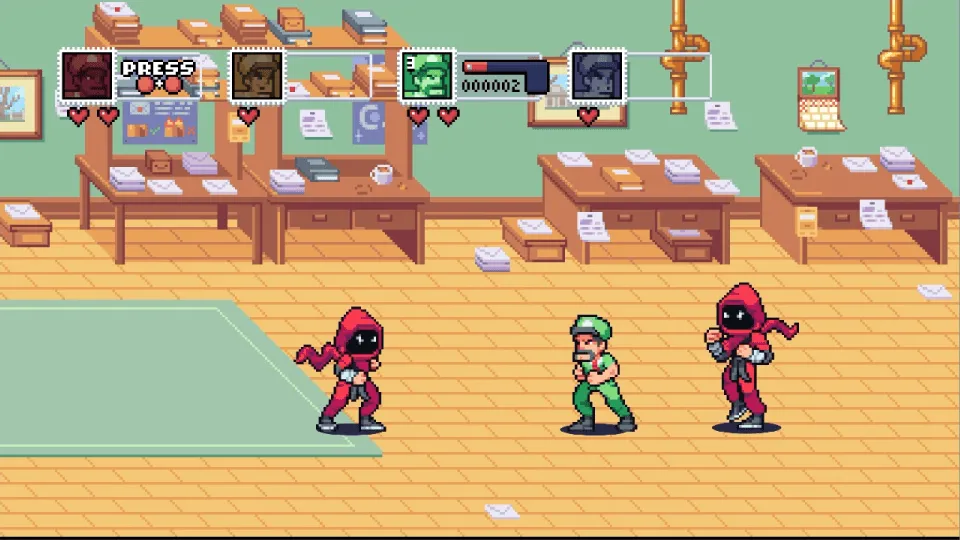 Ninja gameplay in Mail Room Mayhem.