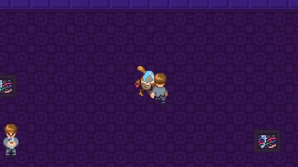 JavaBot gameplay, death animation.