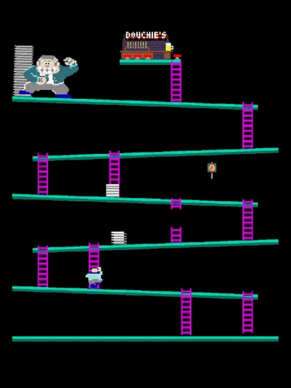 Level 1 of Bossy Kong.