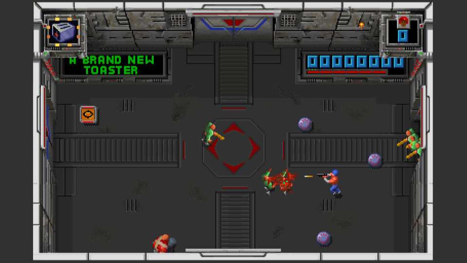 A screenshot of the arcade game Smash TV.