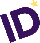 A purple and yellow version of the Information Designs logo icon