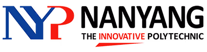 A black background with a red, white and blue logo