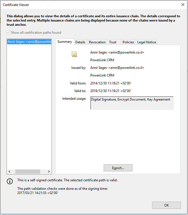 certificate viewer