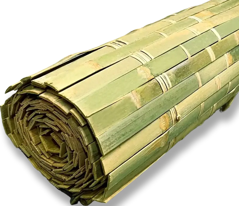 Bamboo schach mat rolled for storage