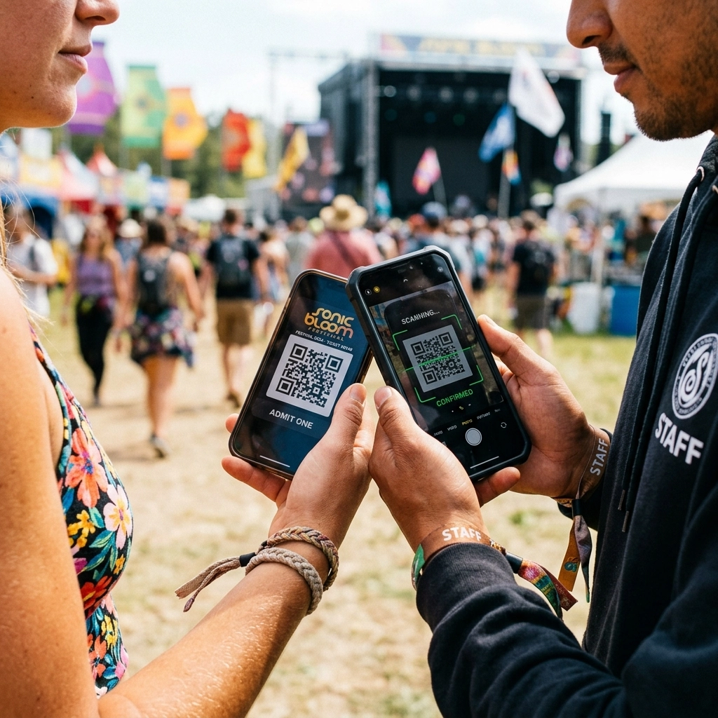 Phone-to-phone ticket scanning