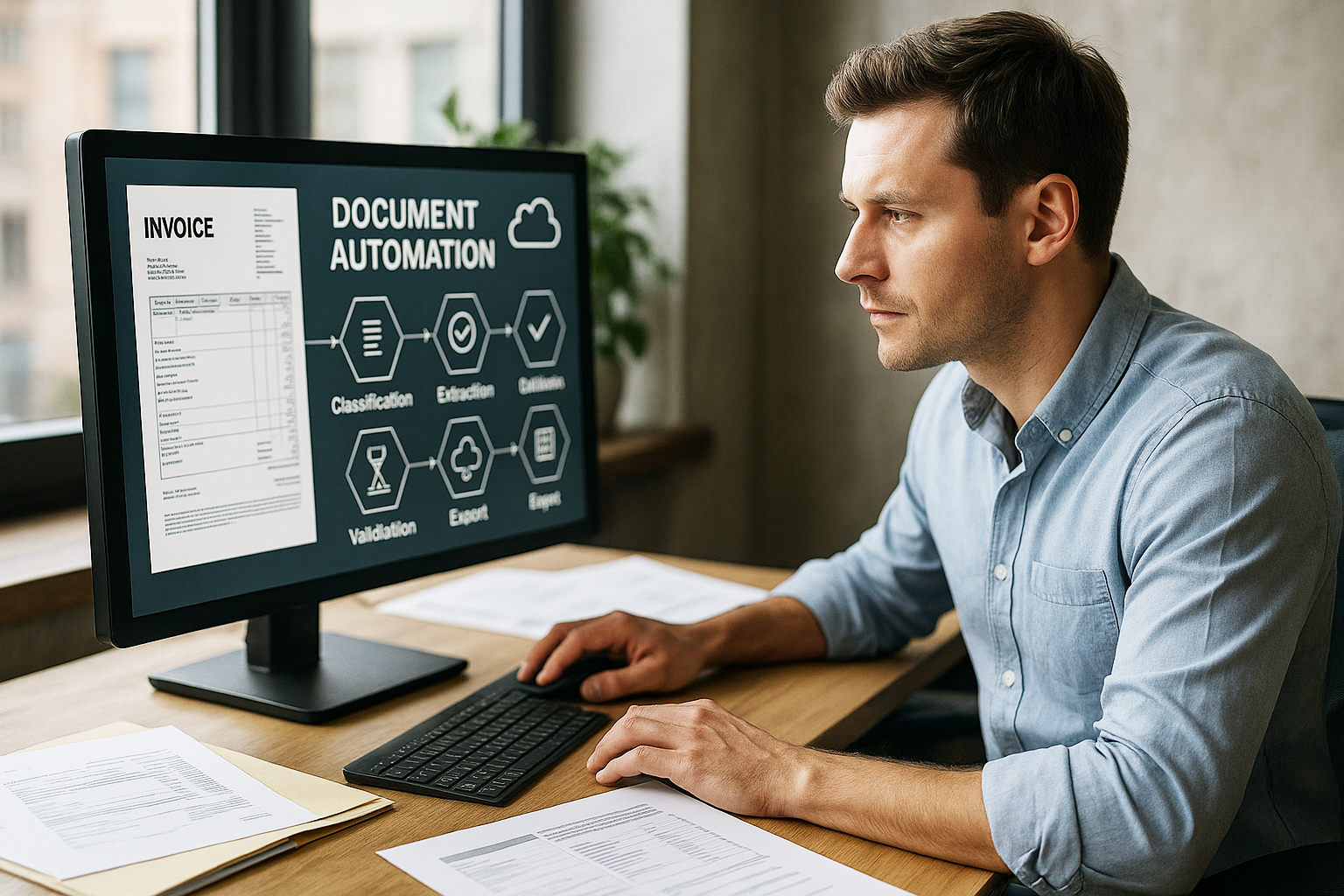 Dokumentenprozesse neu gedacht: Mit intelligenter Dokumentenautomation bringt inovoo Struktur in unstrukturierte Daten – KI-gestützt, präzise und förderfähig.
