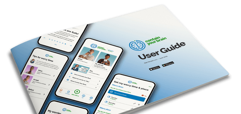 How it works - Contain Your Brain app: worry less, live more