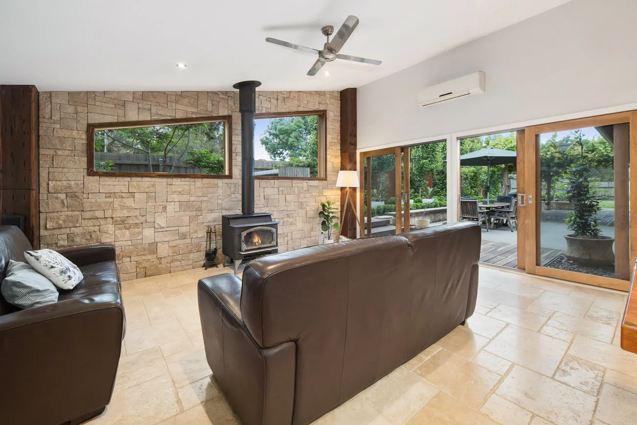 Fireplace from Balnarring property renovated by BuildMP.