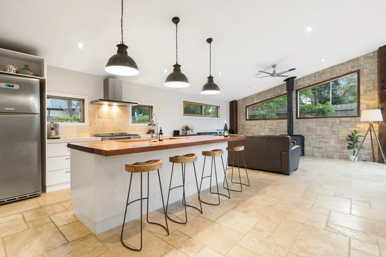 New kitchen from Balnarring property renovated by BuildMP.