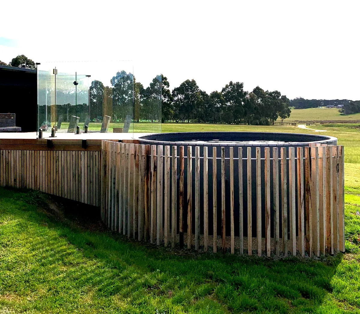 New pool and deck from Somers property constructed by BuildMP.