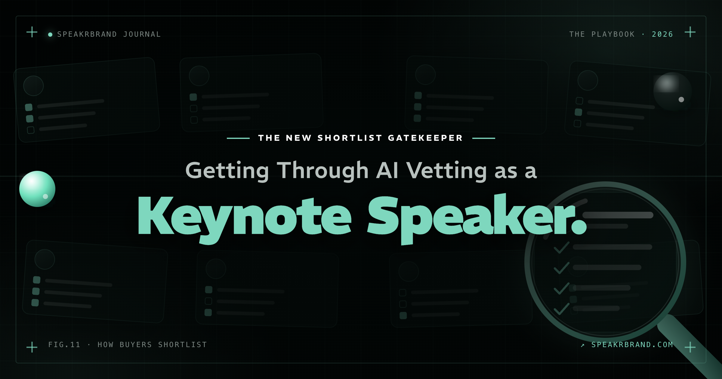 How AI Vetting Changed What Proof Means for Keynote Speakers