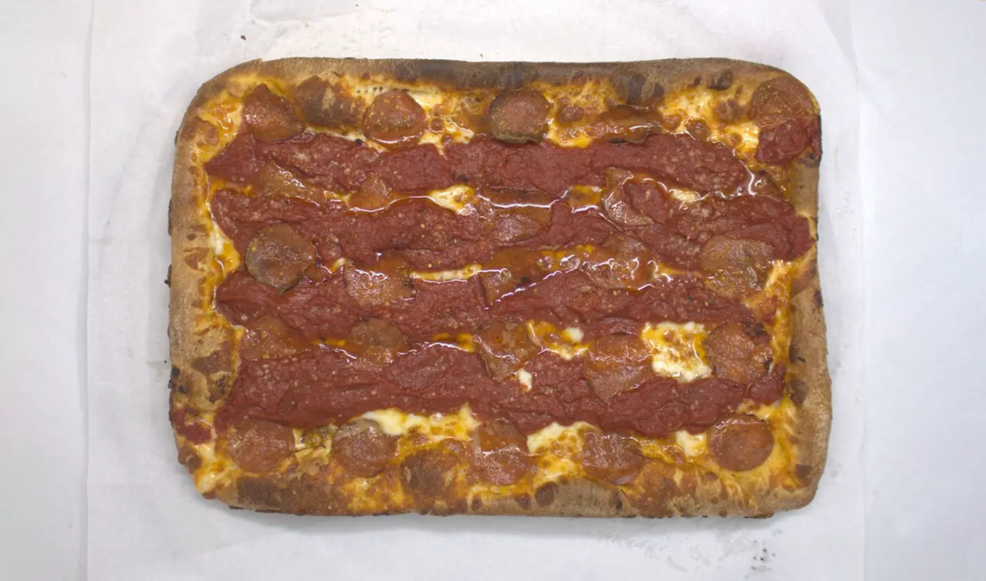 Cenario's Pizza Open Omega Detroiter Graphics - Before