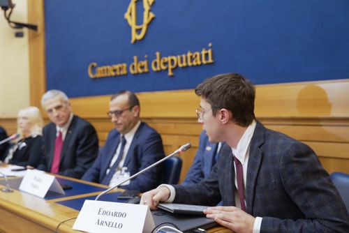 I relatori della conferenza stampa