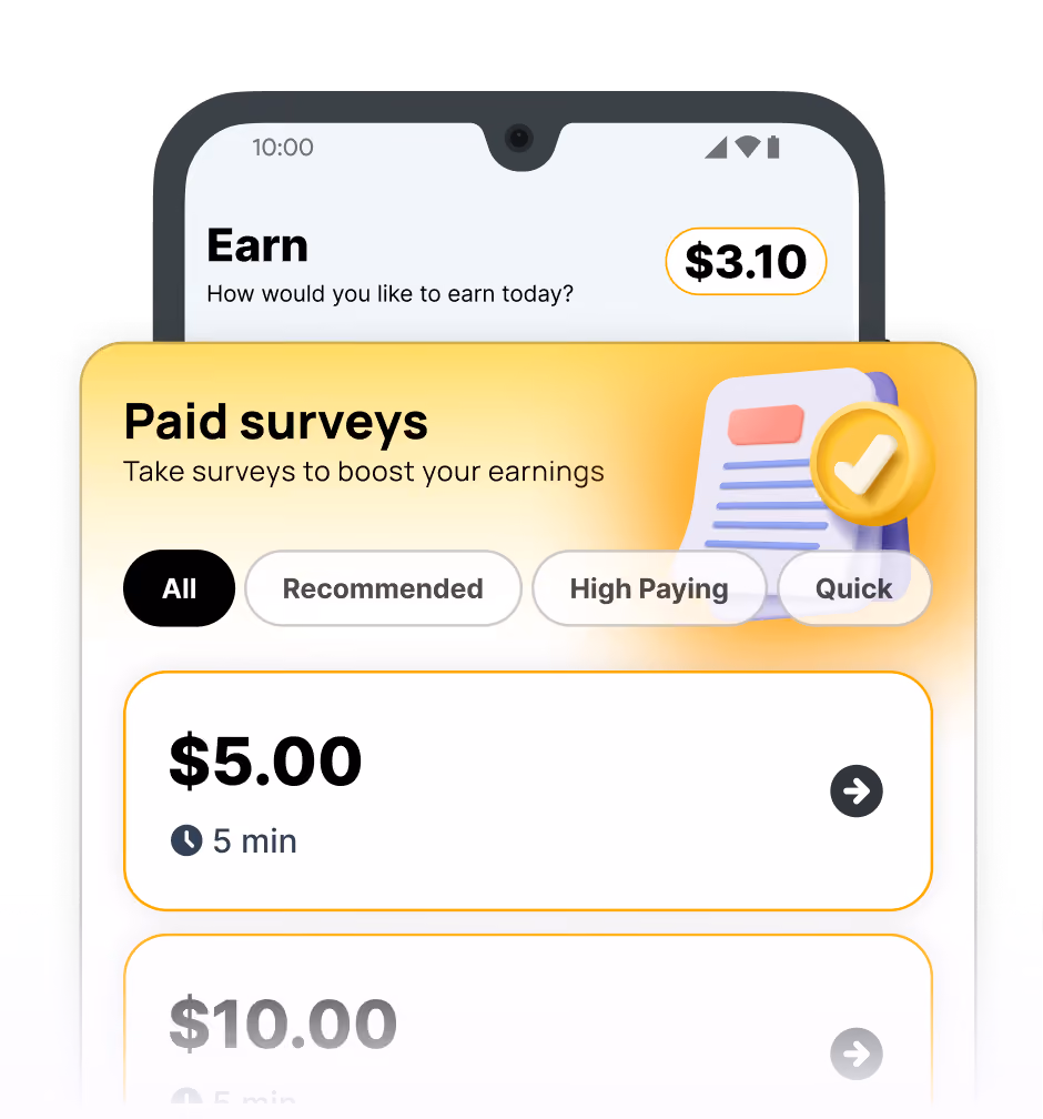 Paid surveys image
