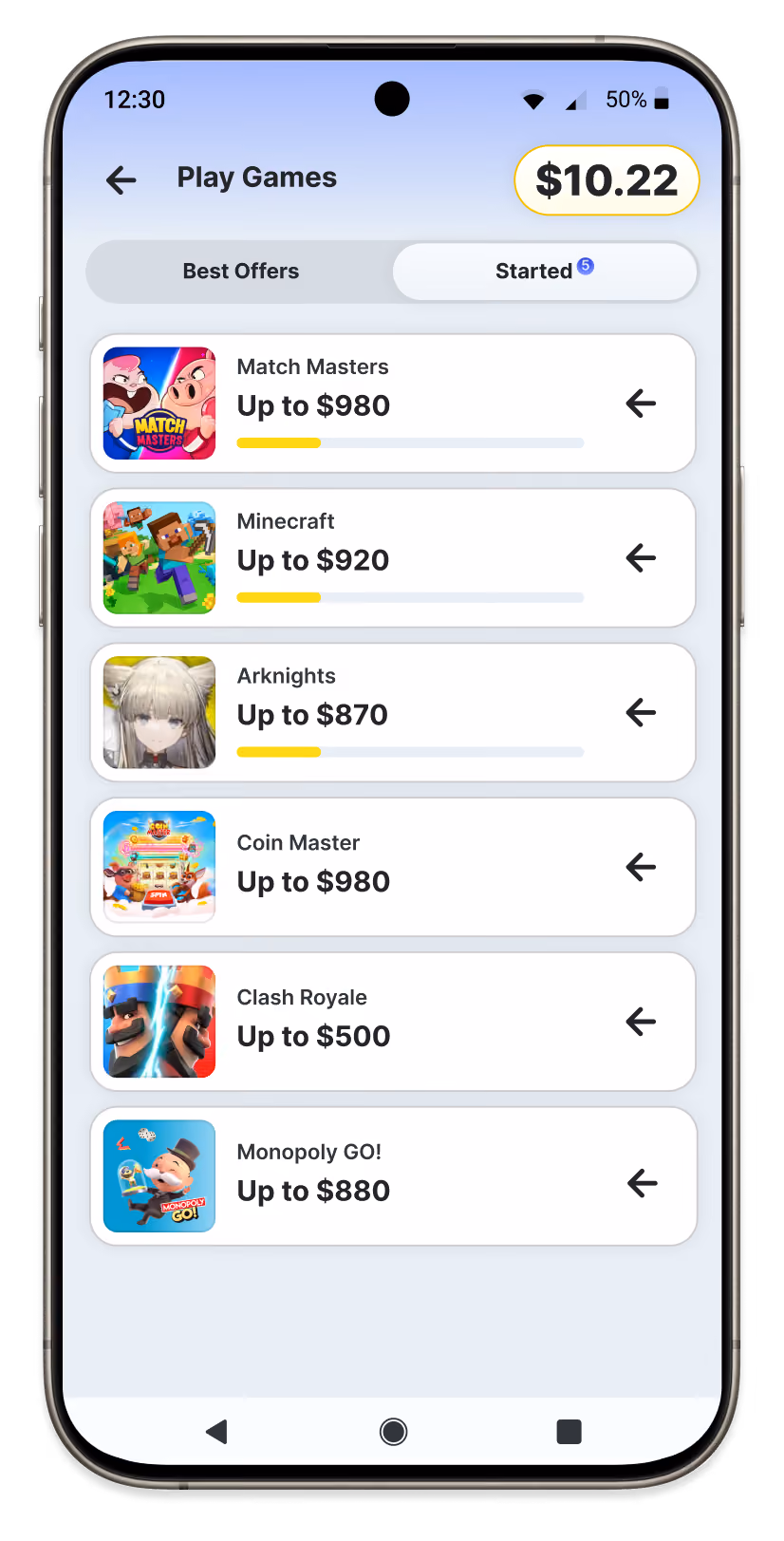 Play games application image