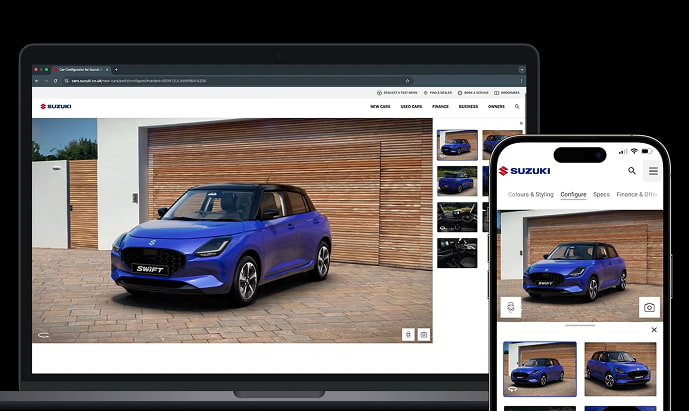 Suzuki 3D Automotive Pixel Streamed Configurator by ZeroLight