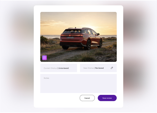 Pop up review tool in SpotLight Suite 