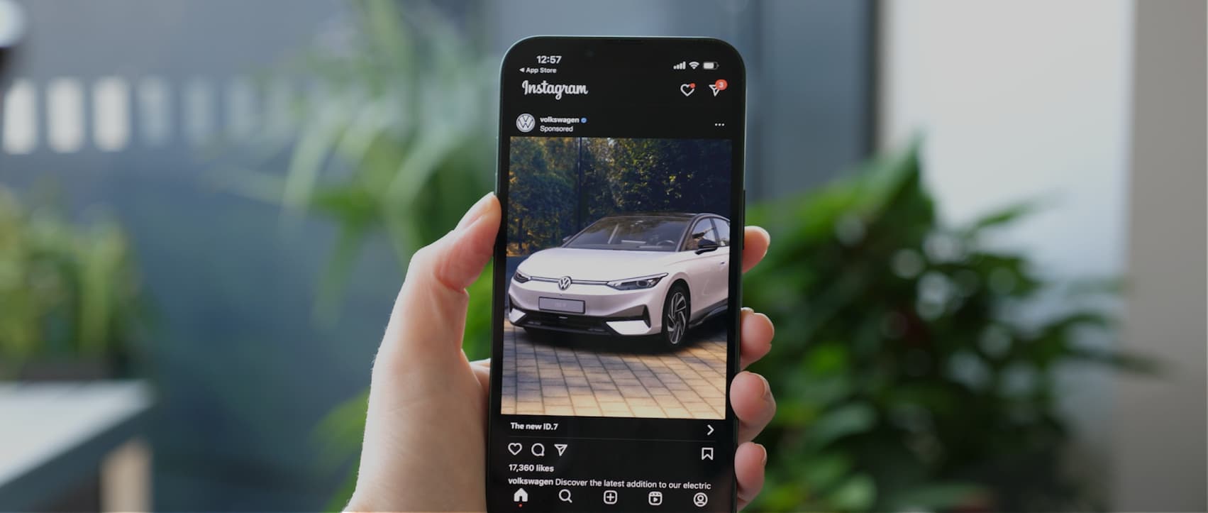 Example of social media personalised ad generated in SpotLight Suite