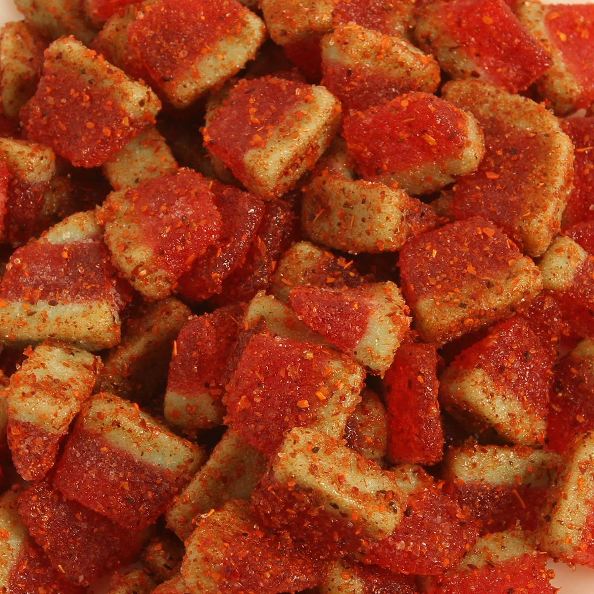 Chilli Bomba Watermelon Slices coated in chamoy sauce and spicy chili limón blend