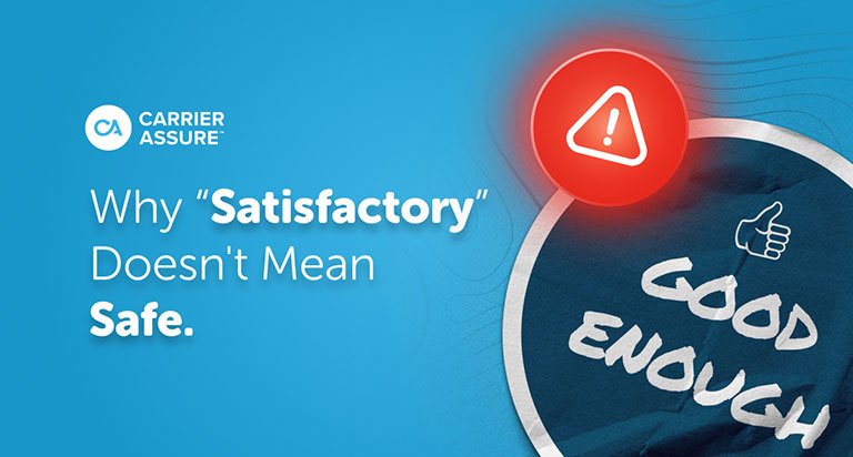 DOT Highway FMCSA "Satisfactory" is not a safety guarantee