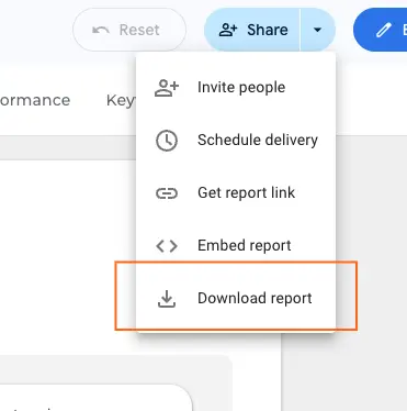 Illustration of the GA4 data export process demonstrating how analytics data can be prepared for AI or MCP analysis.
