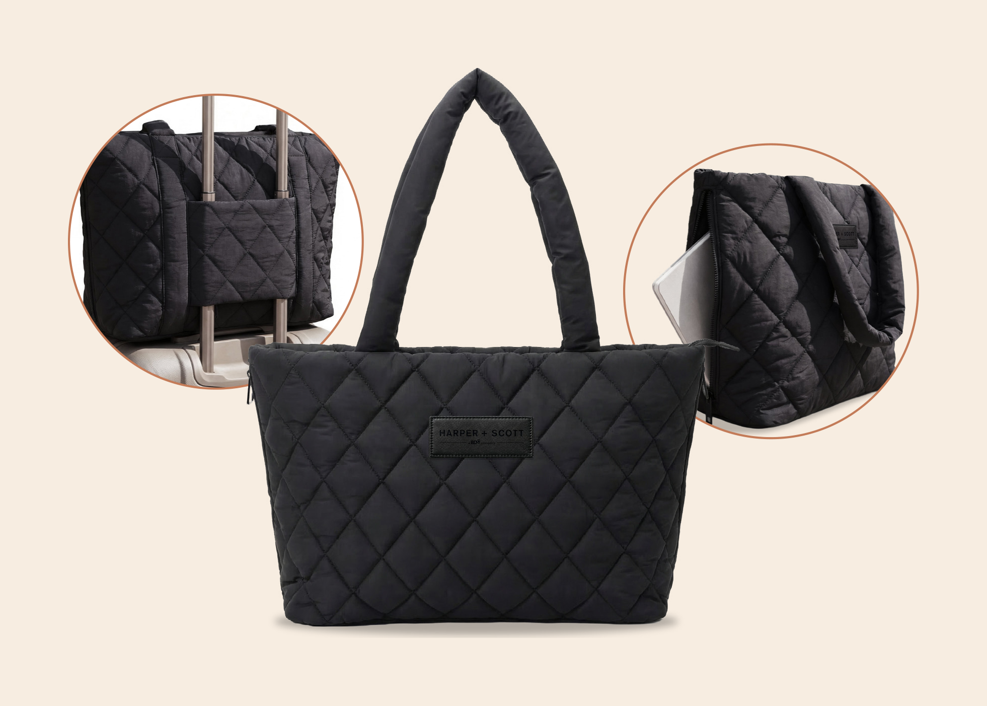 Puffy Laptop Tote