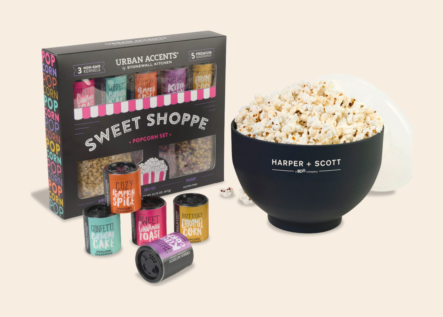 Sweet Celebration Popcorn Party Gift Box