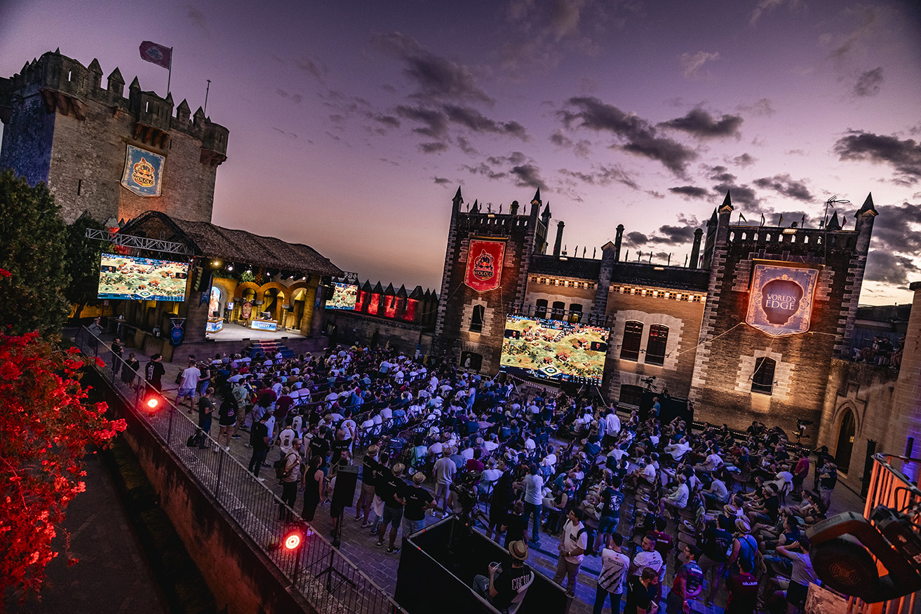 Red Bull Wololo Age of Empires esports tournament broadcast at Spanish castle Cordoba