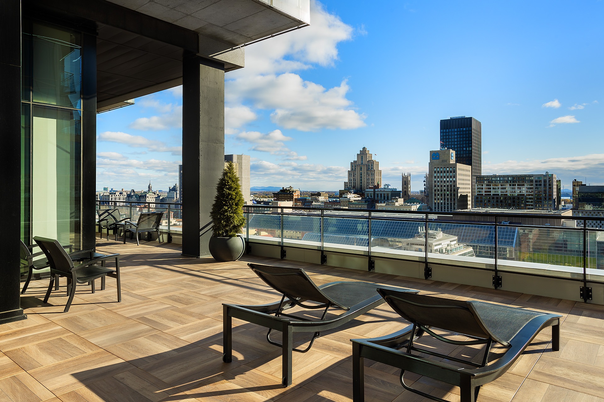 Barcelona — terrasse de l'AC Hotel Montréal