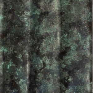 Verde bosque profundo moteado de jade ahumado y gris plata, aplicado a mano en capas para una profundidad envejecida que recuerda a la piedra antigua.