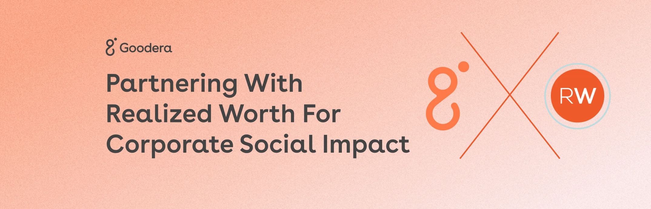 cover of Goodera and Realized Worth containing company logos