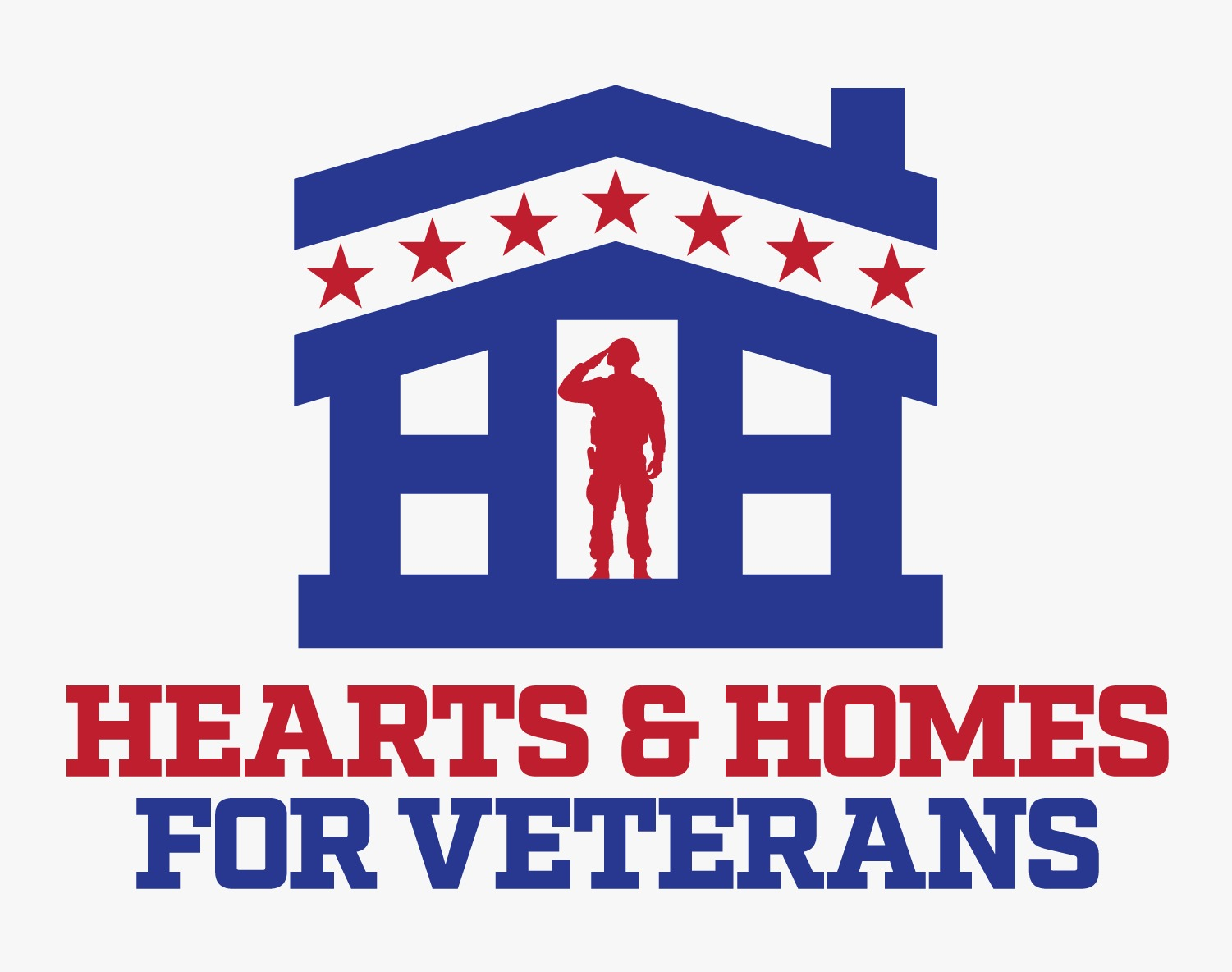 Hearts and Homes for Veterans logo representing housing and support for homeless veterans