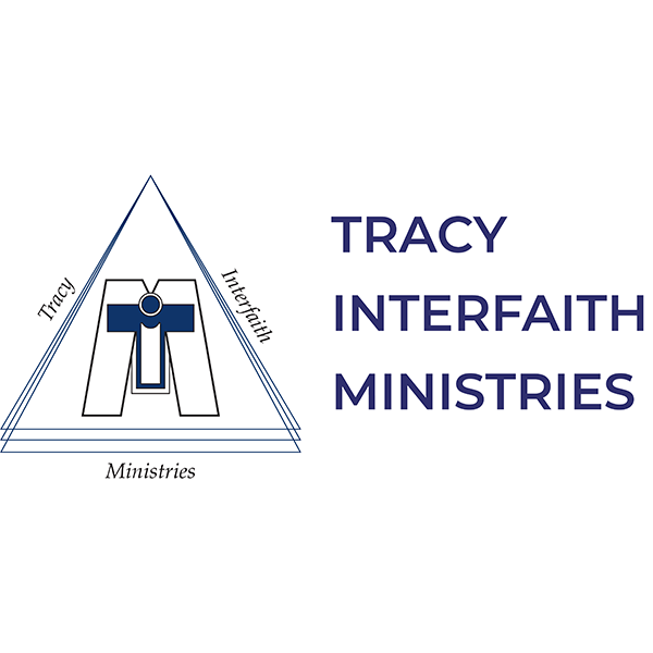 Tracy Interfaith Ministries logo providing food and support for homeless communities