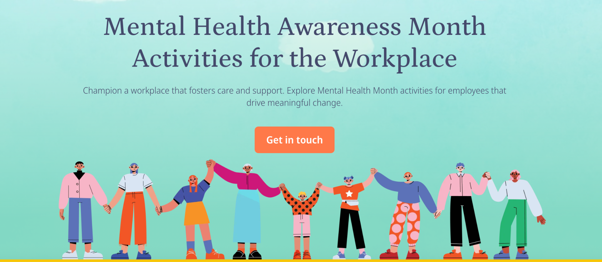 Goodera’s Mental Health Awareness Month activity catalog