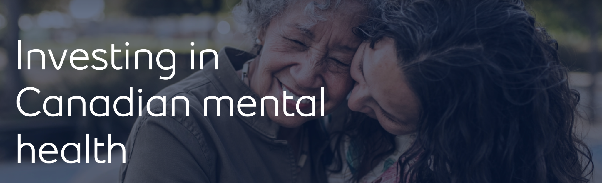 Bell Canada’s banner with text, “Investing in Canadian mental health”