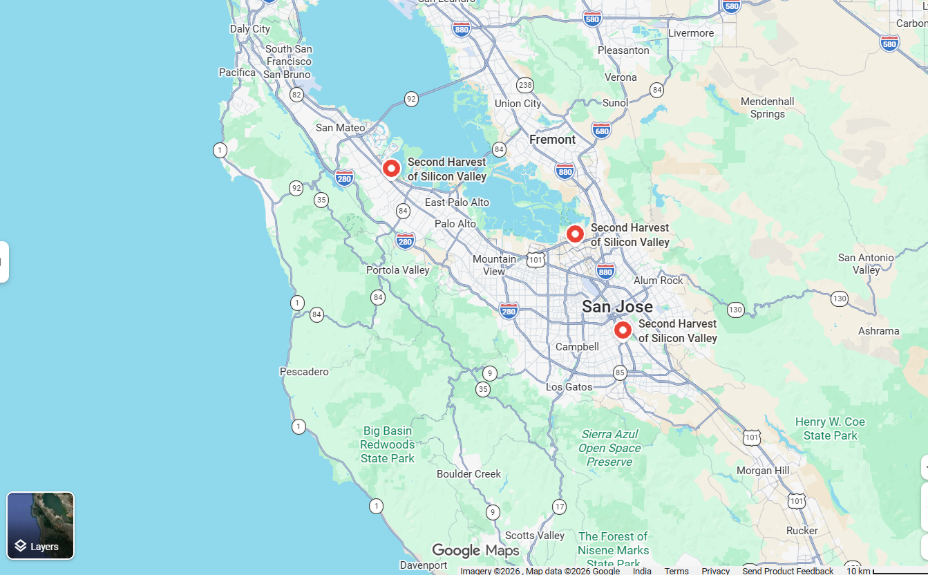 Second Harvest food distribution volunteers