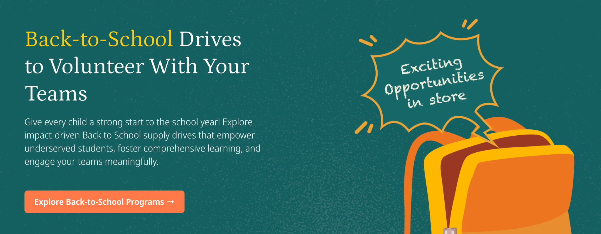 Goodera’s catalog for back-to-school drive ideas