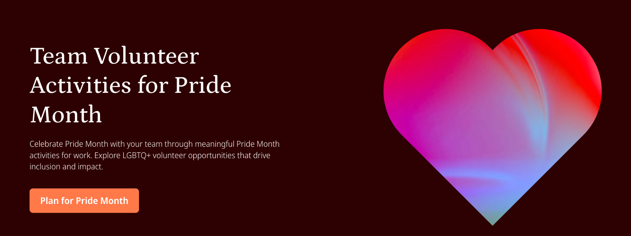Goodera’s Pride Month activity catalog for work.
