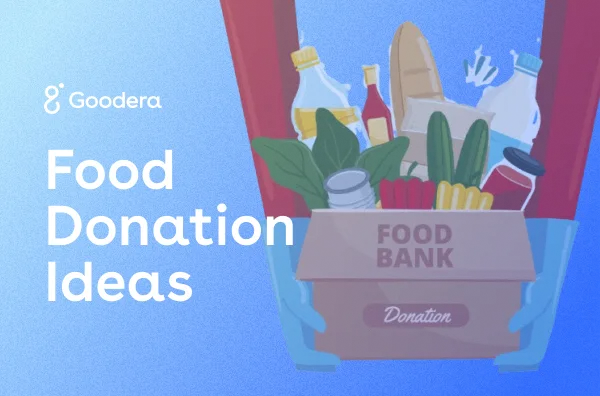 Blog banner titled Food Bank Donation