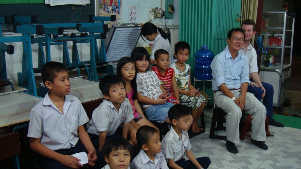 Children attending a support and education session by Ho Chi Minh City Children’s Association in Vietnam