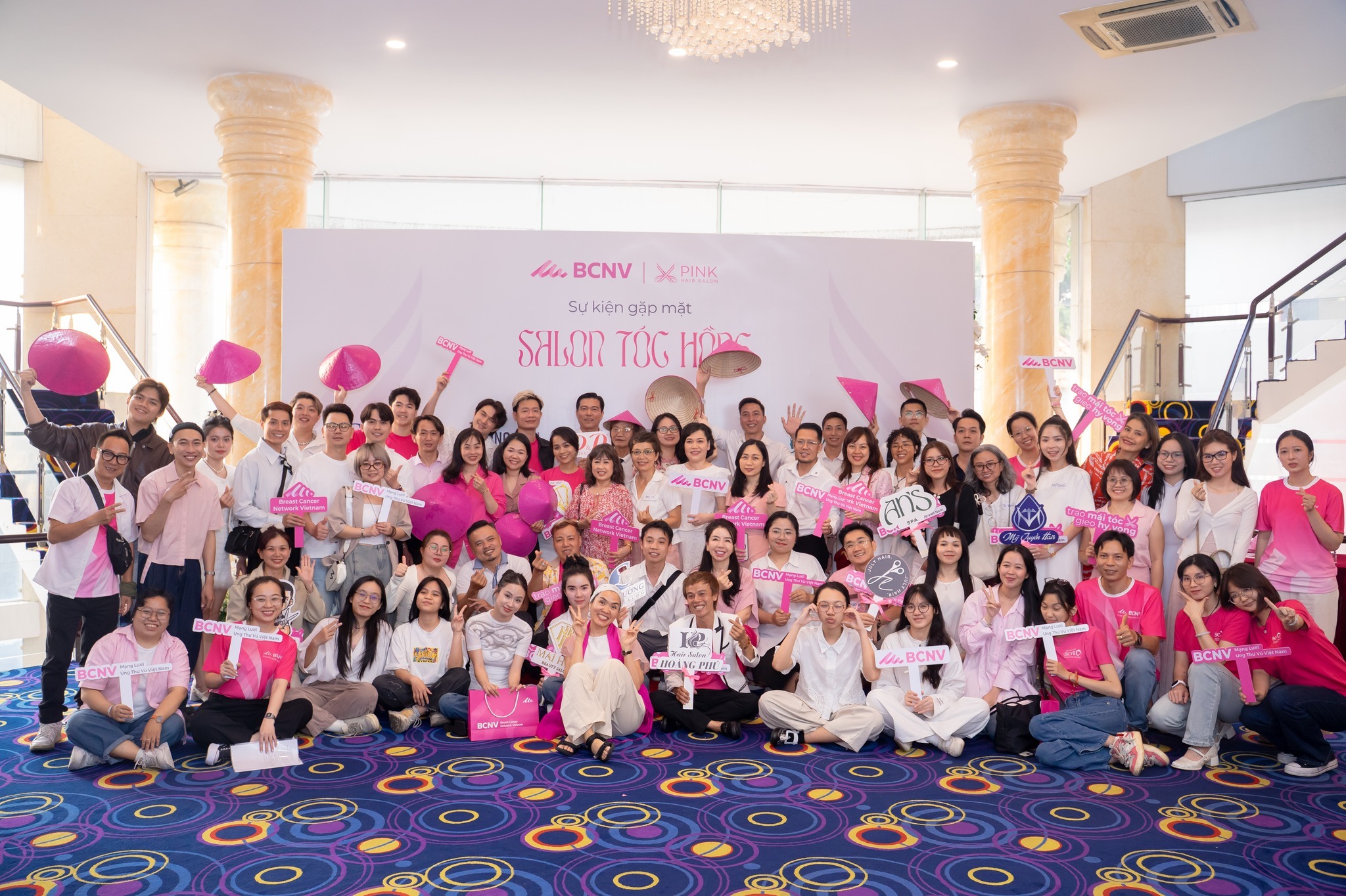 Participants at a breast cancer awareness and support event organized by BCNV in Vietnam