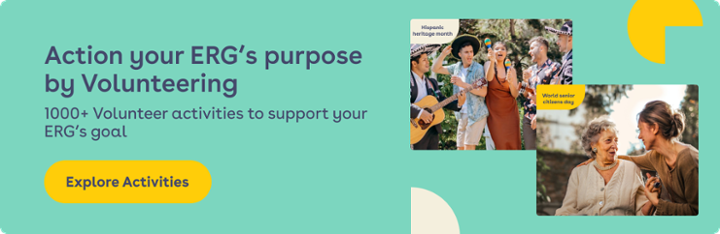 Volunteering activities for ERGs