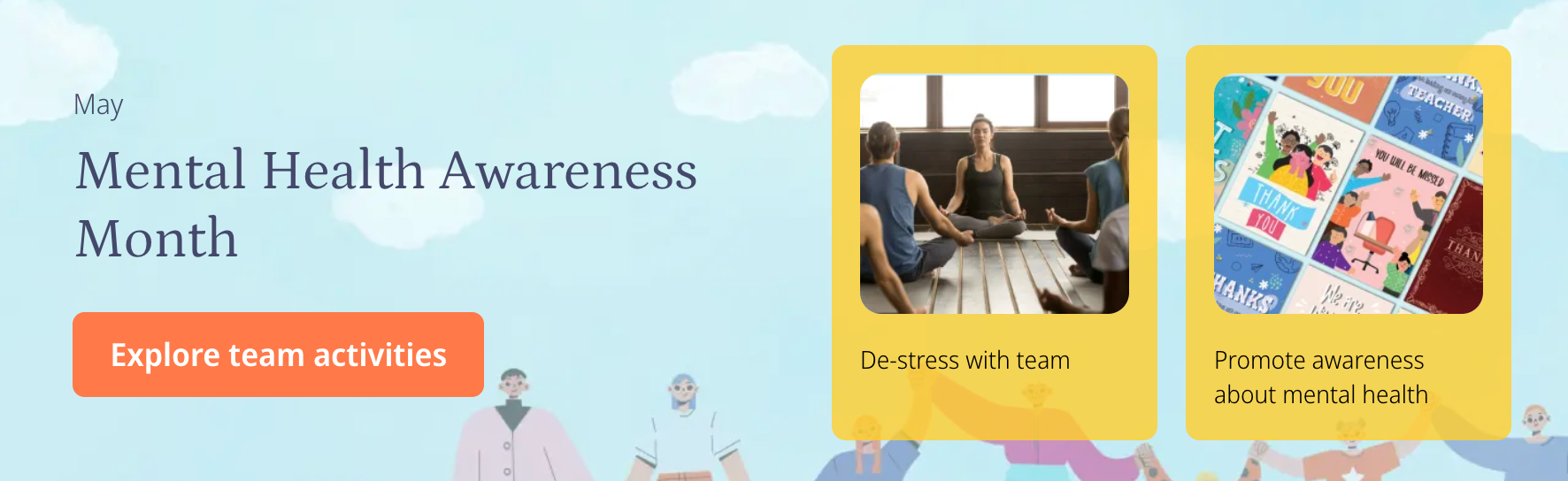 Goodera's corporaet volunteering catalog for Mental Health Awareness Month