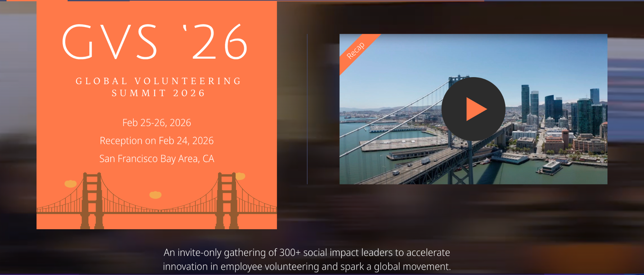 Goodera's global Volunteering Summit 2026 banner