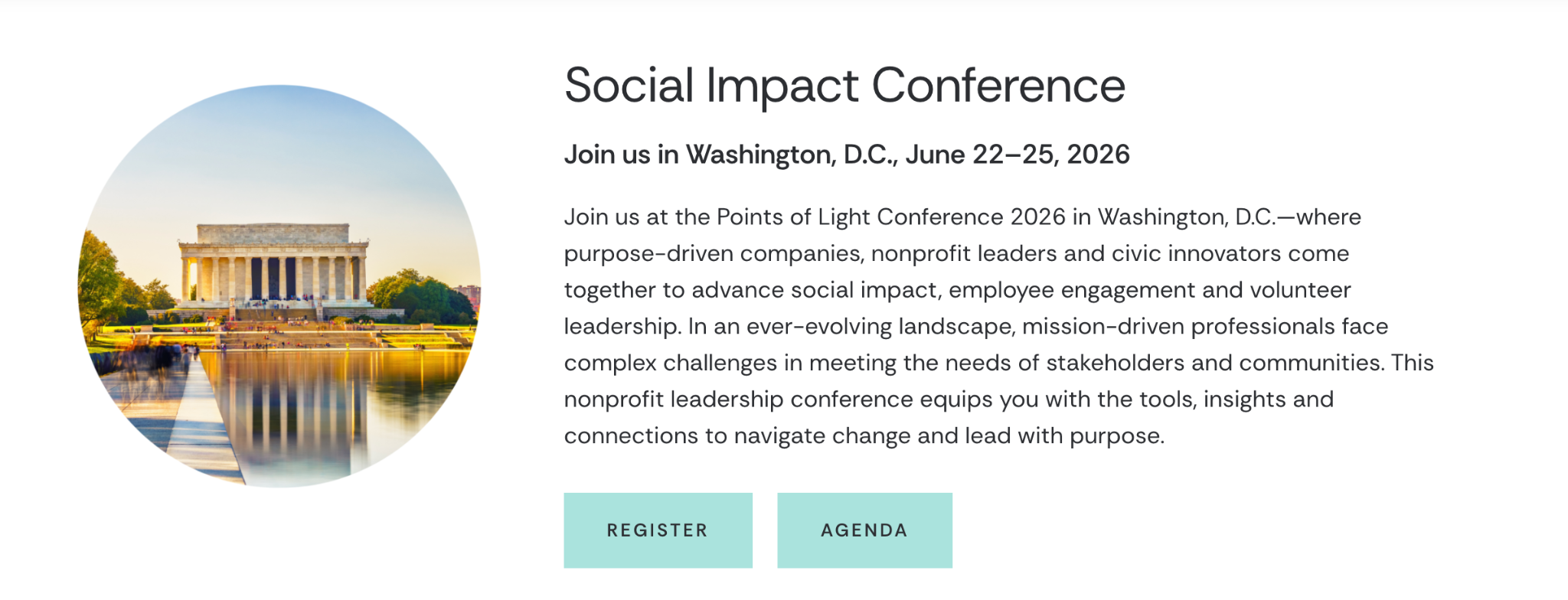 Points of Light's social impact conference