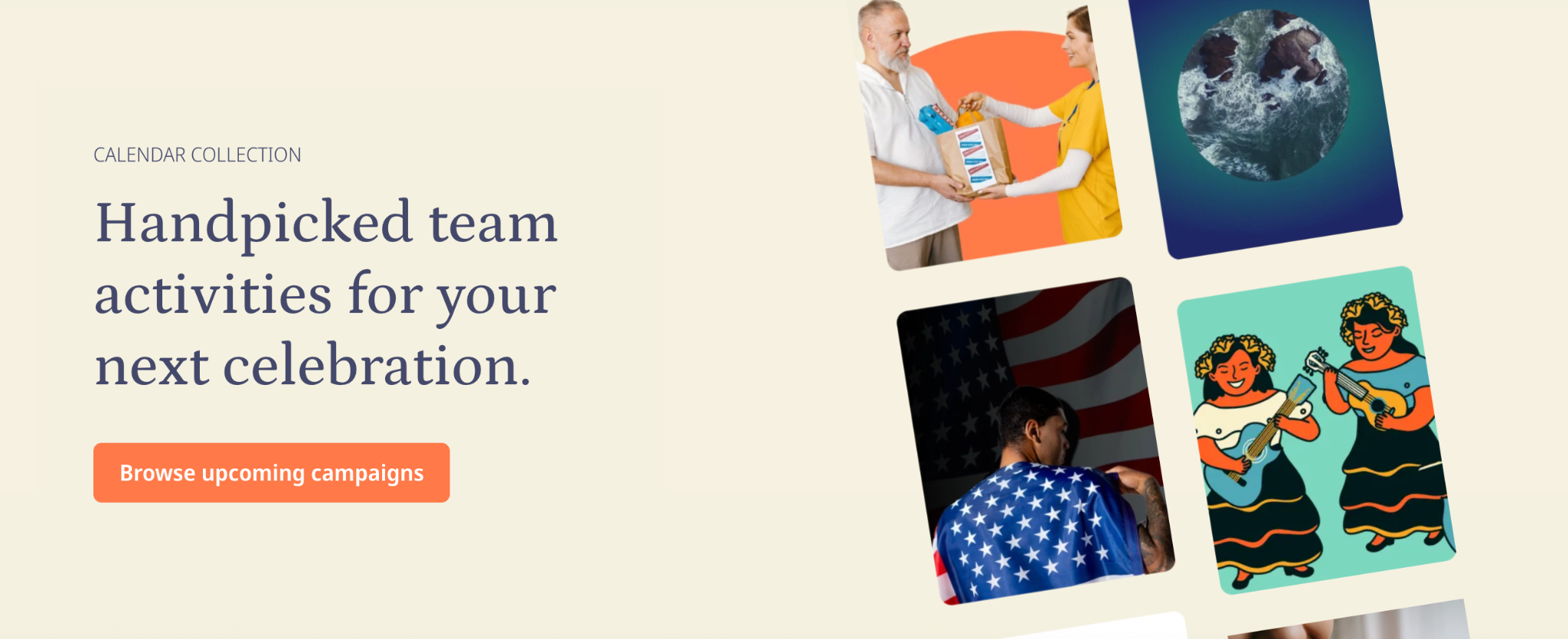 Goodera's year-round volunteering catalog