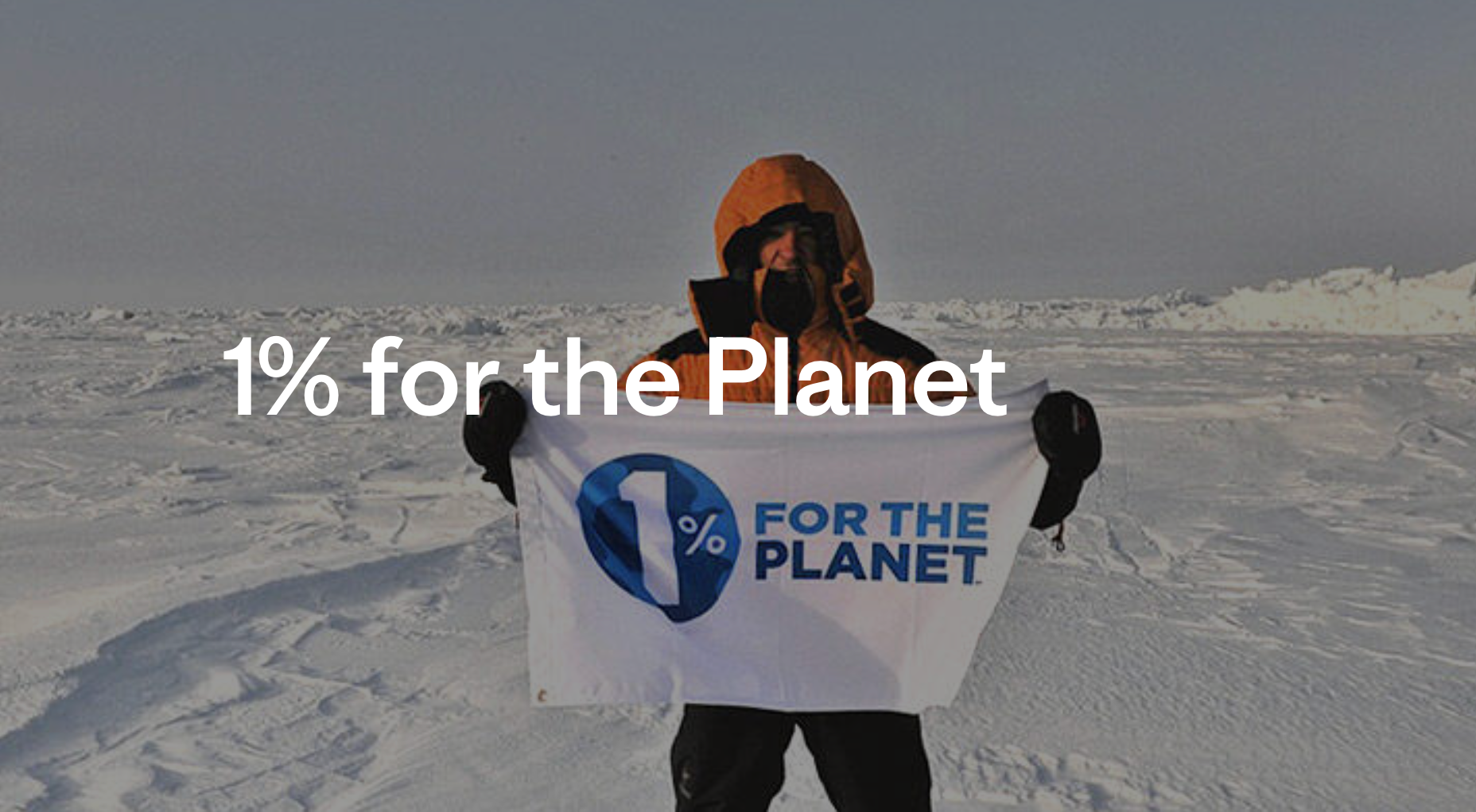 Patagonia's 1% for the planet banner.