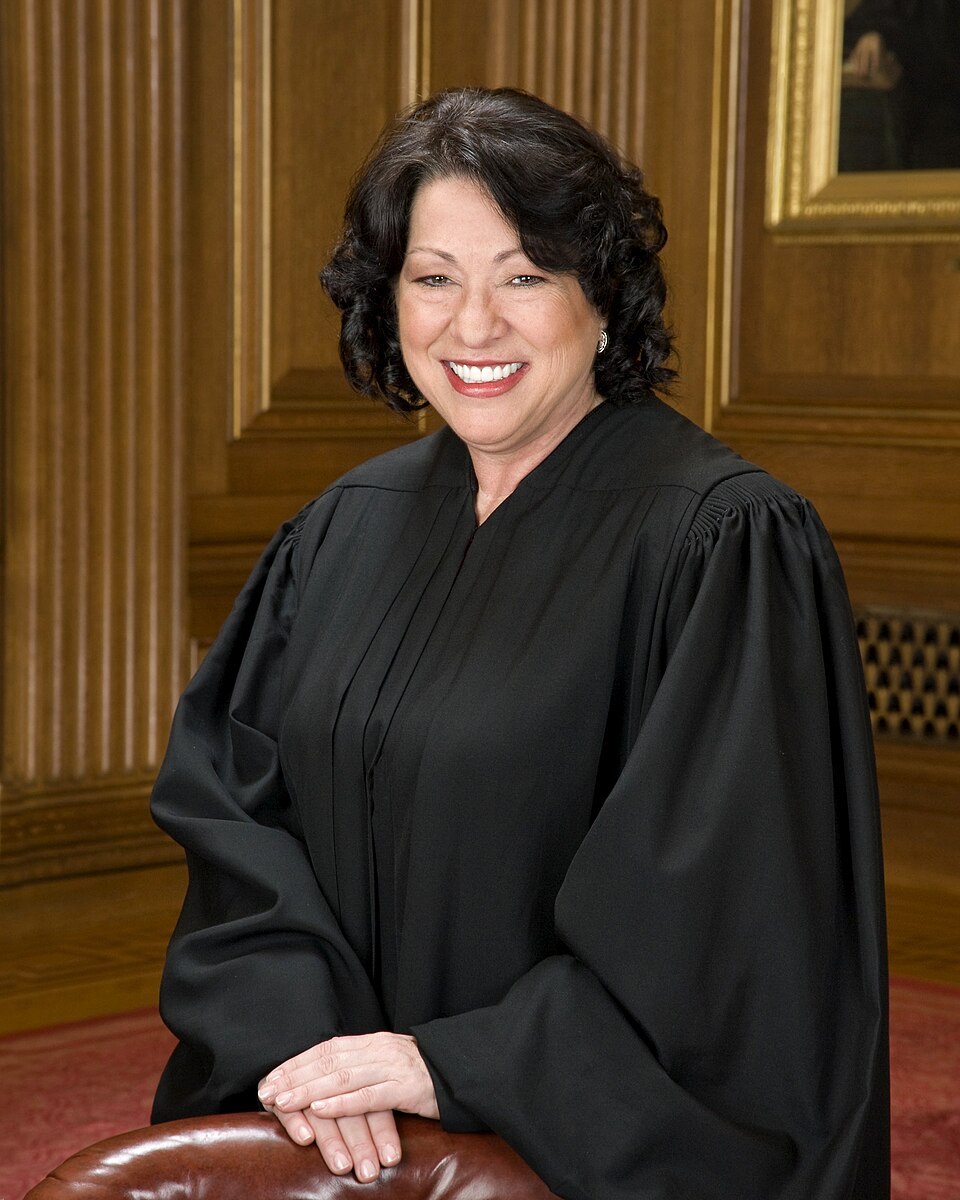 Sonia Sotomayor, the first Hispanic Supreme Court Justice in the United States