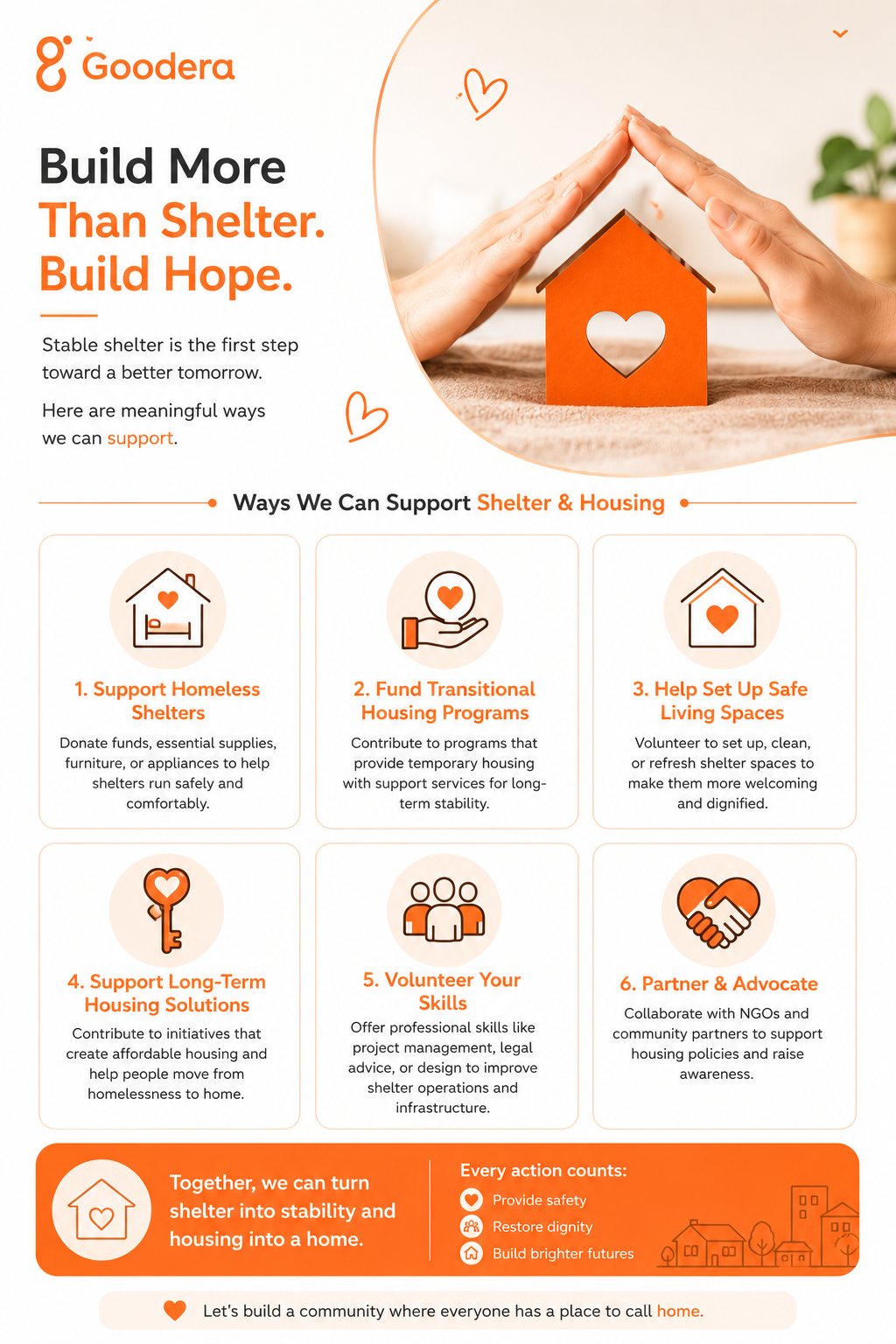 Ways to volunteer for shelter